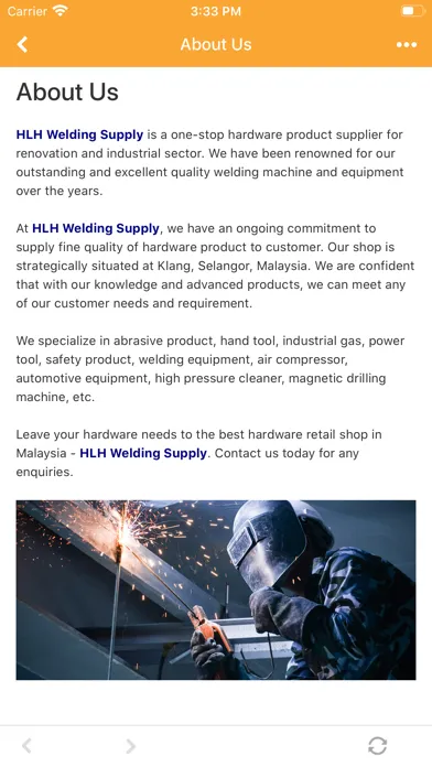 HLH Welding Supply スクリーンショット
