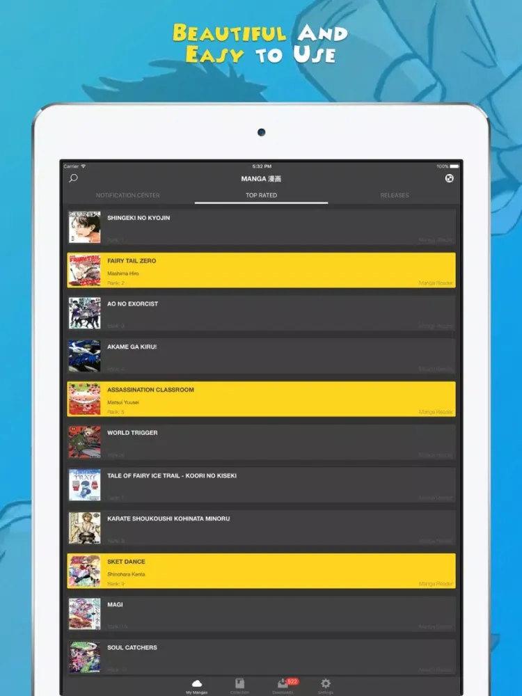 Capturas de pantalla de Manga 漫画, Best Comics Reader iPad 