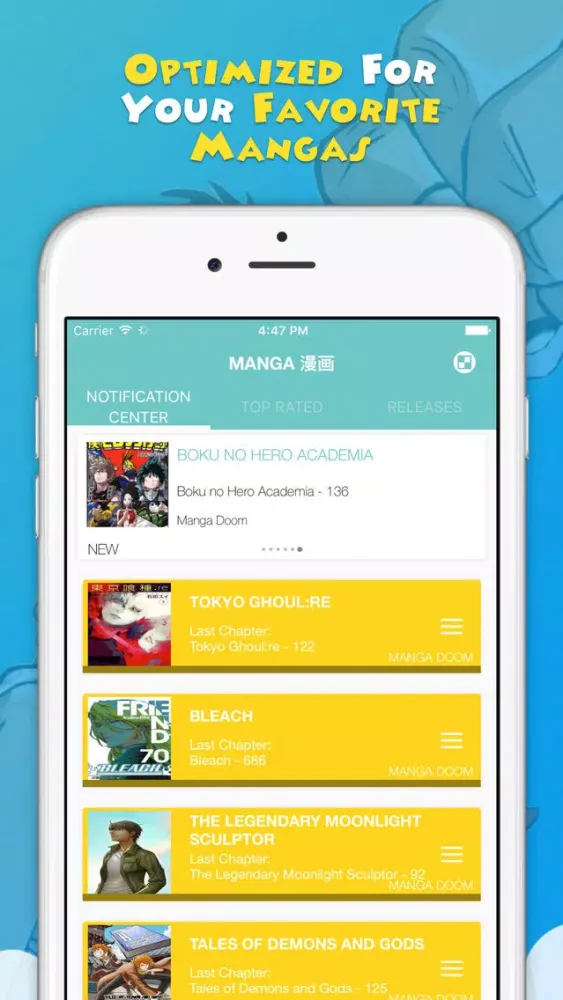 Capturas de pantalla de Manga 漫画, Best Comics Reader