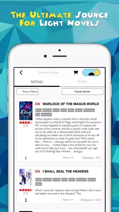 صور Novel Updates, The Best Reader for Light Novels