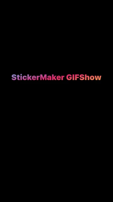 Zrzuty ekranu StickerMaker GIFShow