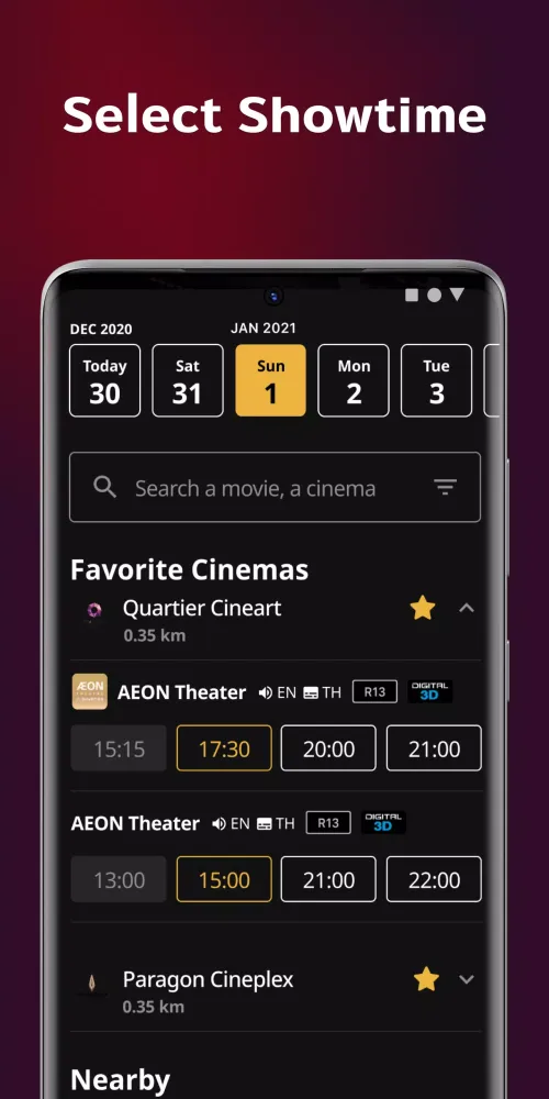 Major Cineplex应用截图