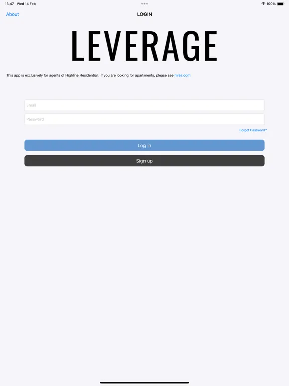 Leverage Agent App iPad  Ekran Görüntüleri