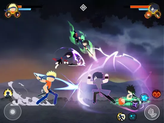 ภาพหน้าจอของ Stickman Warriors : 3v3 Brawl iPad 