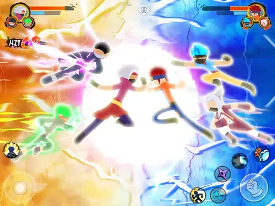 ภาพหน้าจอของ Stickman Warriors : 3v3 Brawl iPad 