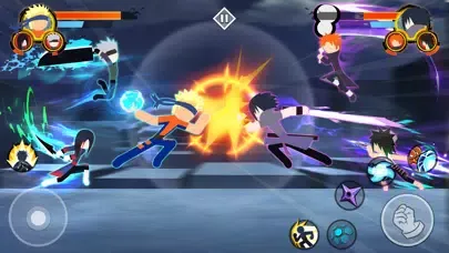 ภาพหน้าจอของ Stickman Warriors : 3v3 Brawl