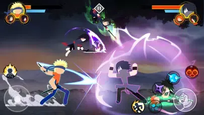 ภาพหน้าจอของ Stickman Warriors : 3v3 Brawl