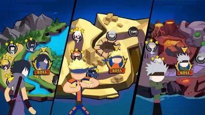 ภาพหน้าจอของ Stickman Warriors : 3v3 Brawl