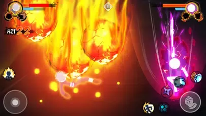 ภาพหน้าจอของ Stickman Warriors : 3v3 Brawl