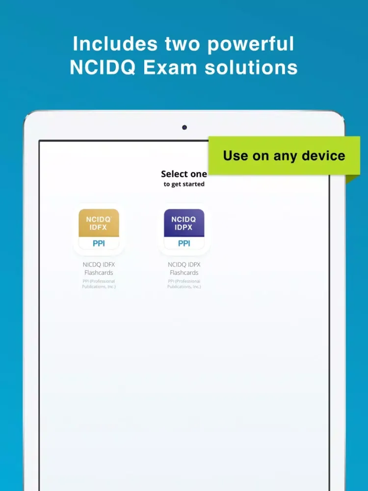 Screenshot di NCIDQ® IDPX& IDFX Flashcards iPad 