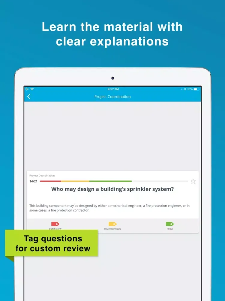 Screenshot di NCIDQ® IDPX& IDFX Flashcards iPad 