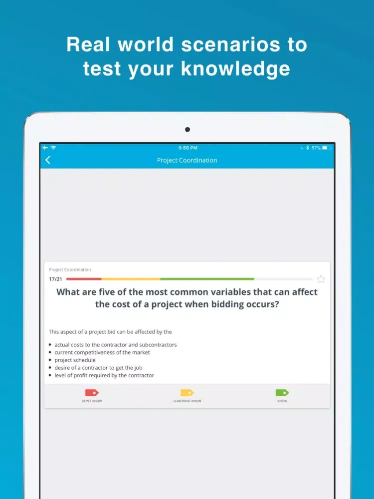 Screenshot di NCIDQ® IDPX& IDFX Flashcards iPad 