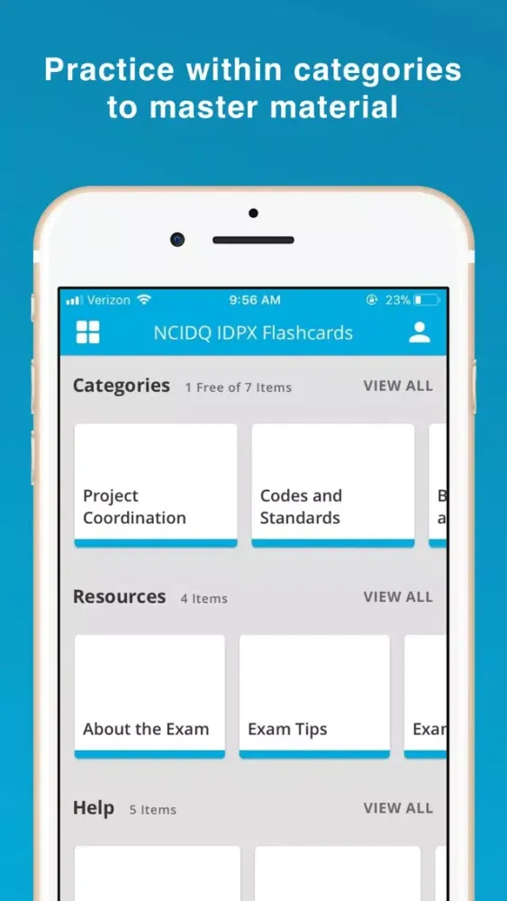 Screenshot di NCIDQ® IDPX& IDFX Flashcards