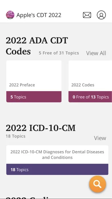 ADA CDT Coding 2022 स्क्रीनशॉट
