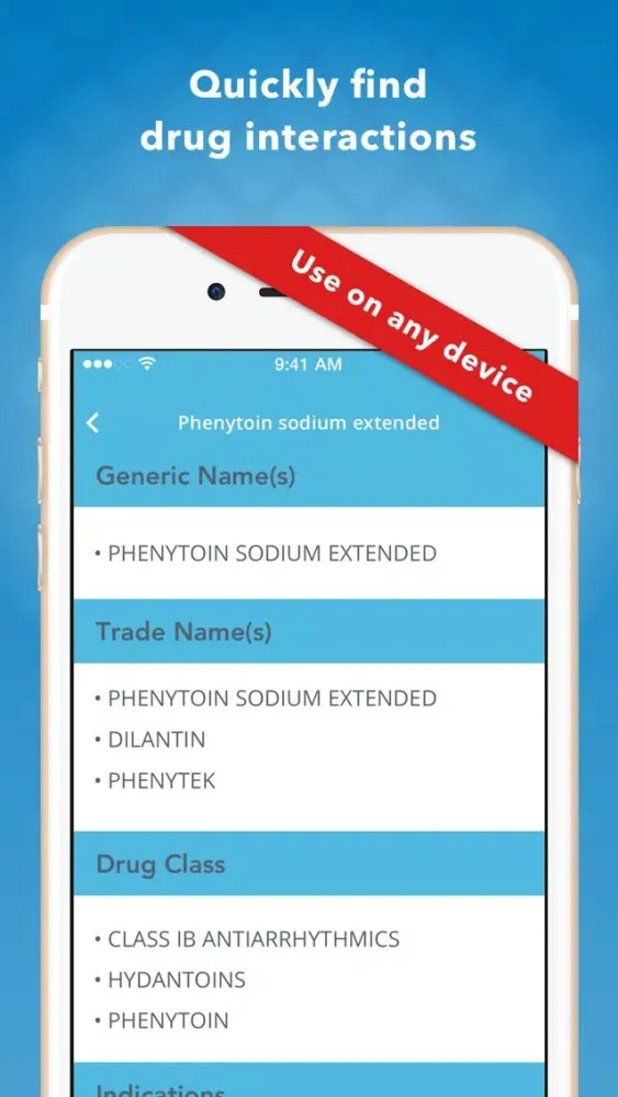 Drug Database Screenshots