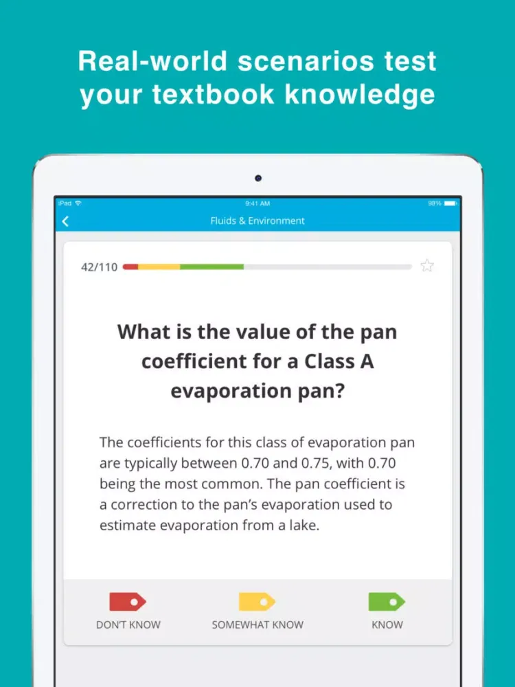 Capturas de pantalla de FE Civil Engineering Exam Prep iPad 