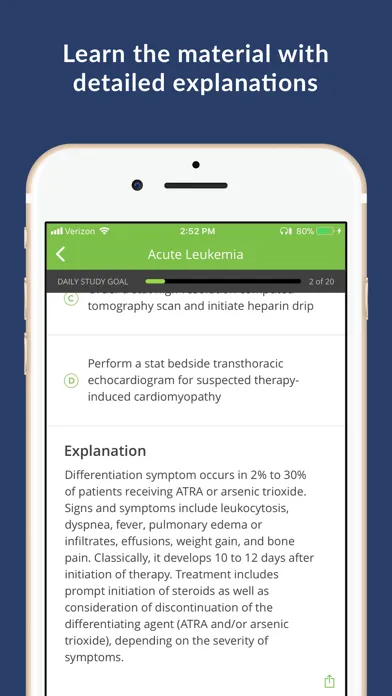 Ảnh chụp màn hình của Hematology Board Review