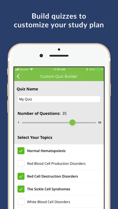 Ảnh chụp màn hình của Hematology Board Review