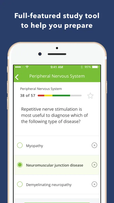 Captures d'écran de Neurology Exam Review Q&A