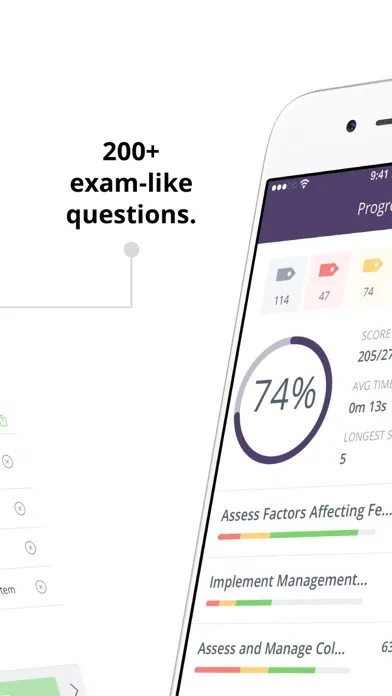 Capturas de tela do COCN® Ostomy Care Exam Prep