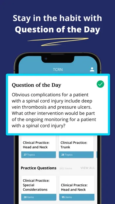 Скриншоты TCRN Trauma Nurse Exam Prep