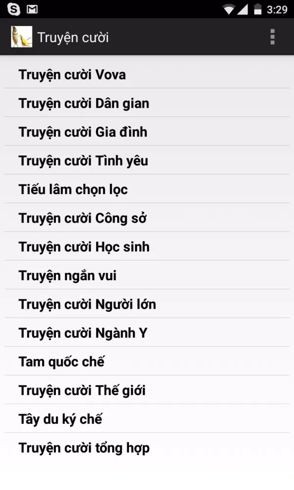 Capturas de tela do Truyện Cười