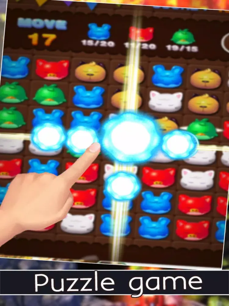 Capturas de pantalla de Amazing Match 3 Pet Pop iPad 