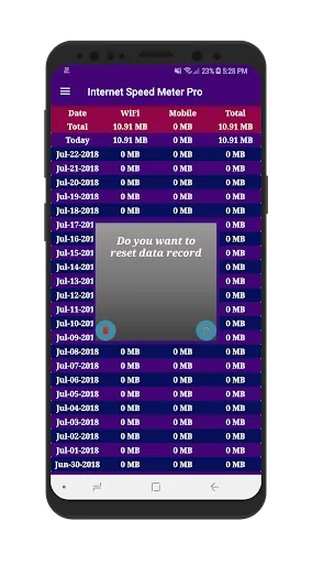 Ảnh chụp màn hình của Internet Speed Meter Pro