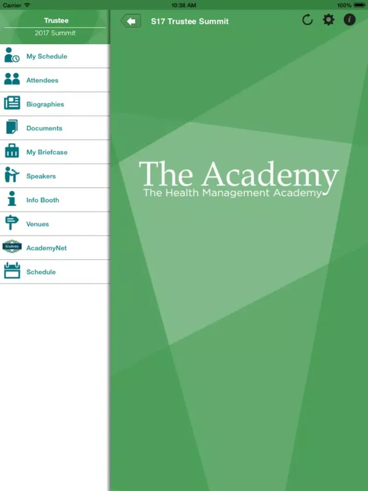 The Health Management Academy iPad  Screenshots