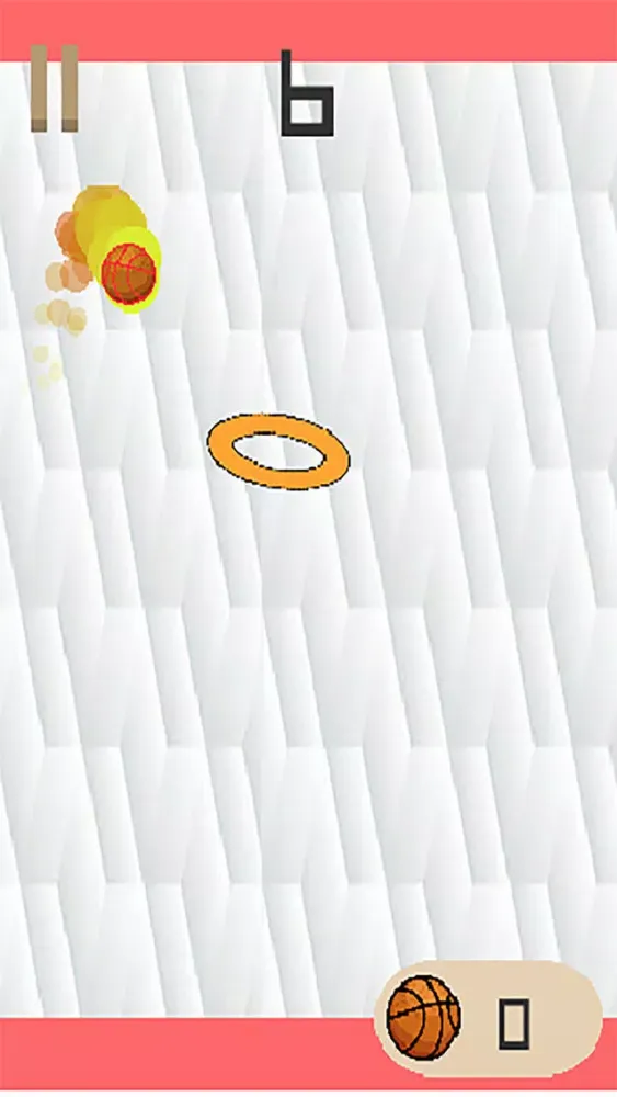 ภาพหน้าจอของ Dunk Flappy Ball