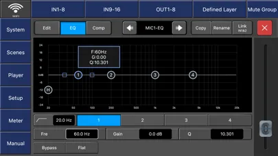Digital Mixer M168 سکرین شاٹس
