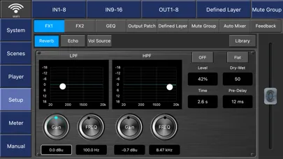 Digital Mixer M168 سکرین شاٹس