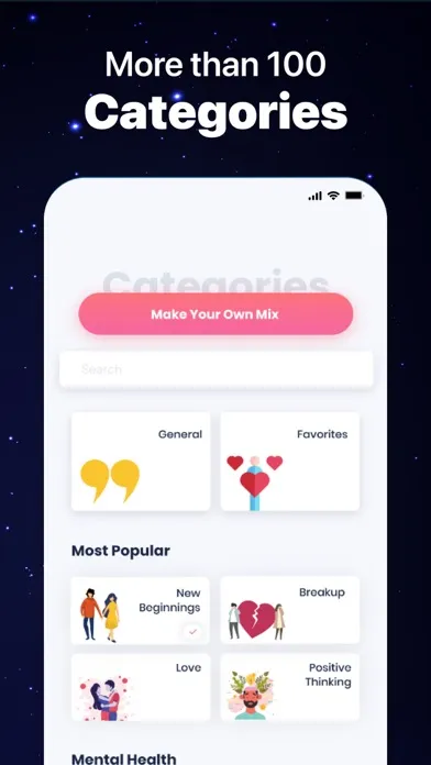Capturas de tela do Motivation & Positive Quotes