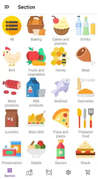 Screenshot di HomeMade food