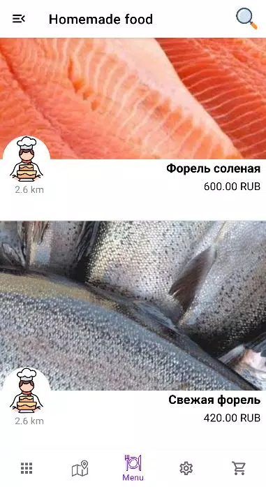 HomeMade food Screenshots