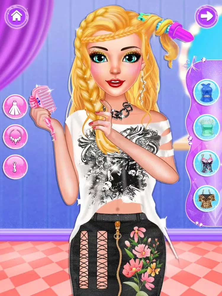 Braided Hairstyle Salon Game iPad  স্ক্রিনশট