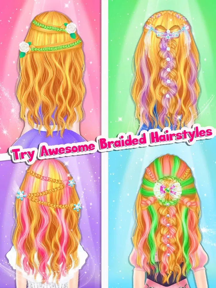 Braided Hairstyle Salon Game iPad  স্ক্রিনশট