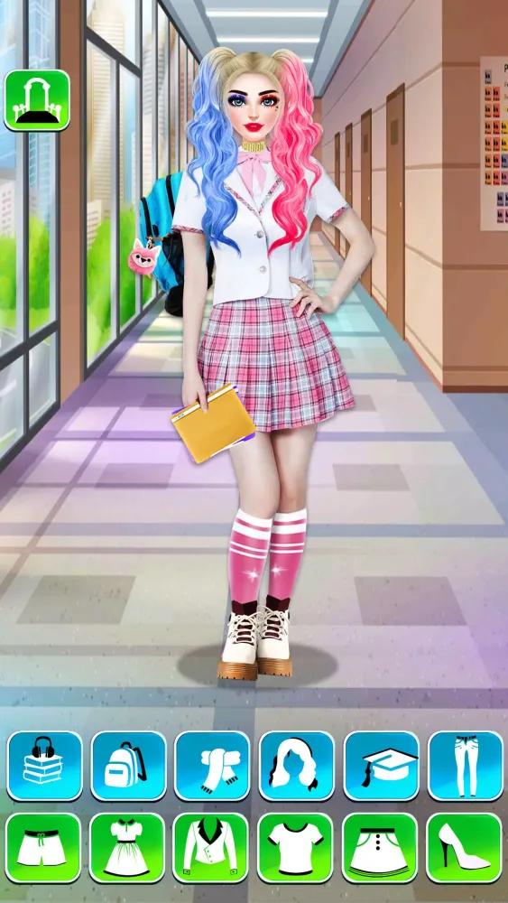 Capturas de tela do College Girls Fashion Dress Up