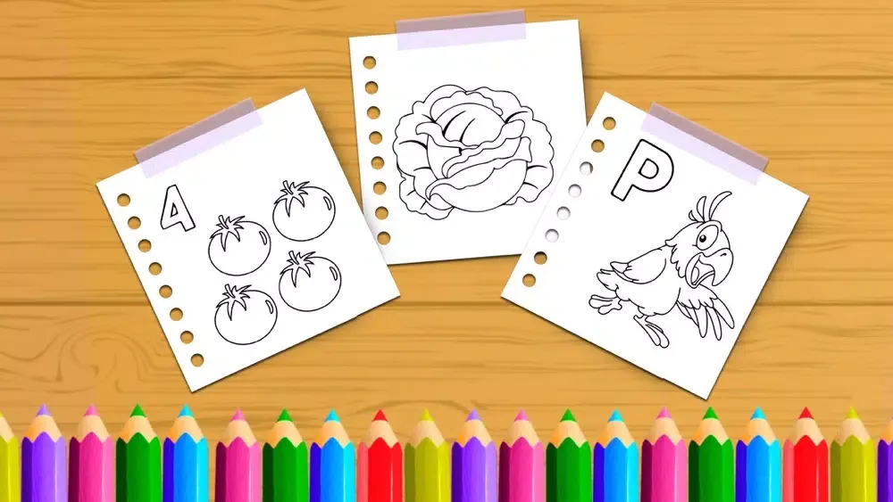 تصاویر Fun Drawing Color Book Game
