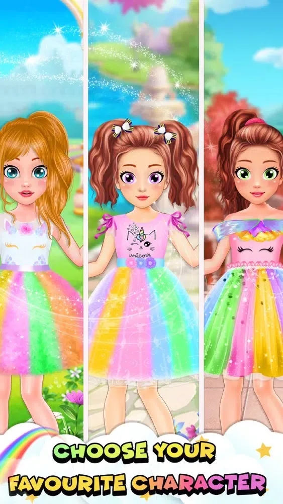 Captures d'écran de Unicorn Fashion Dress Up Games