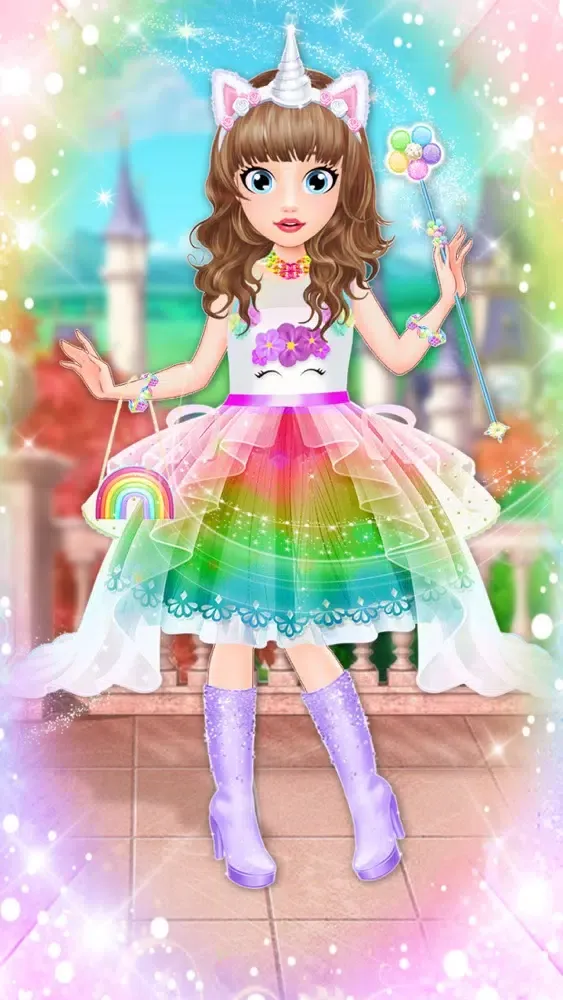 Captures d'écran de Unicorn Fashion Dress Up Games