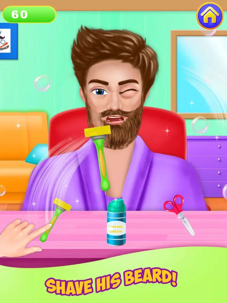 Captures d'écran de Barber Haircut Beard Makeover iPad 