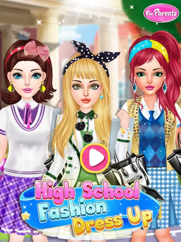 Tangkapan skrin High School Dress Up Stylist iPad 