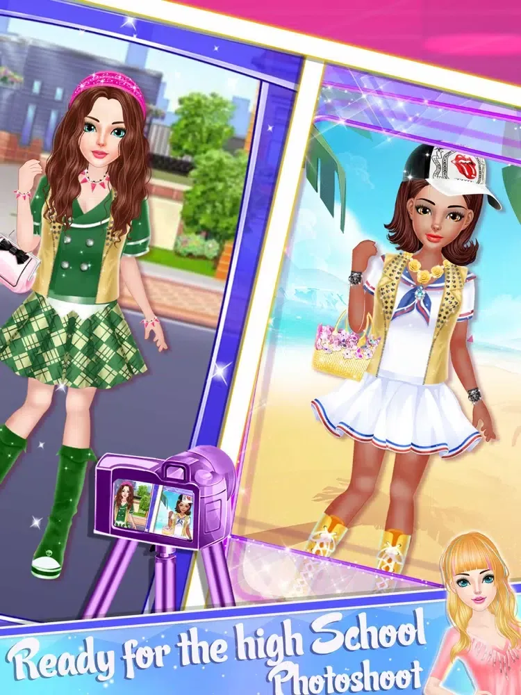 Tangkapan skrin High School Dress Up Stylist iPad 