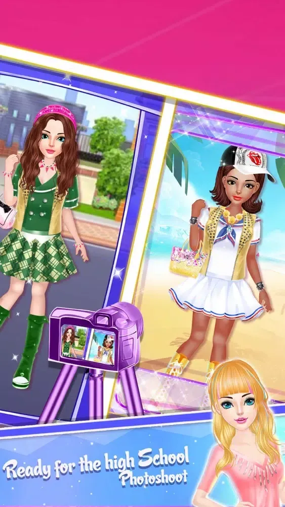 Tangkapan skrin High School Dress Up Stylist