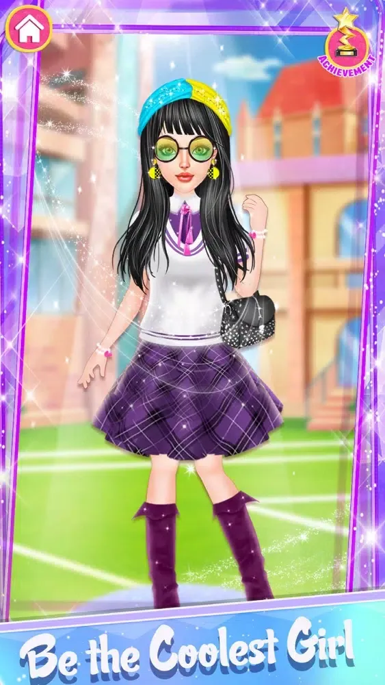Tangkapan skrin High School Dress Up Stylist