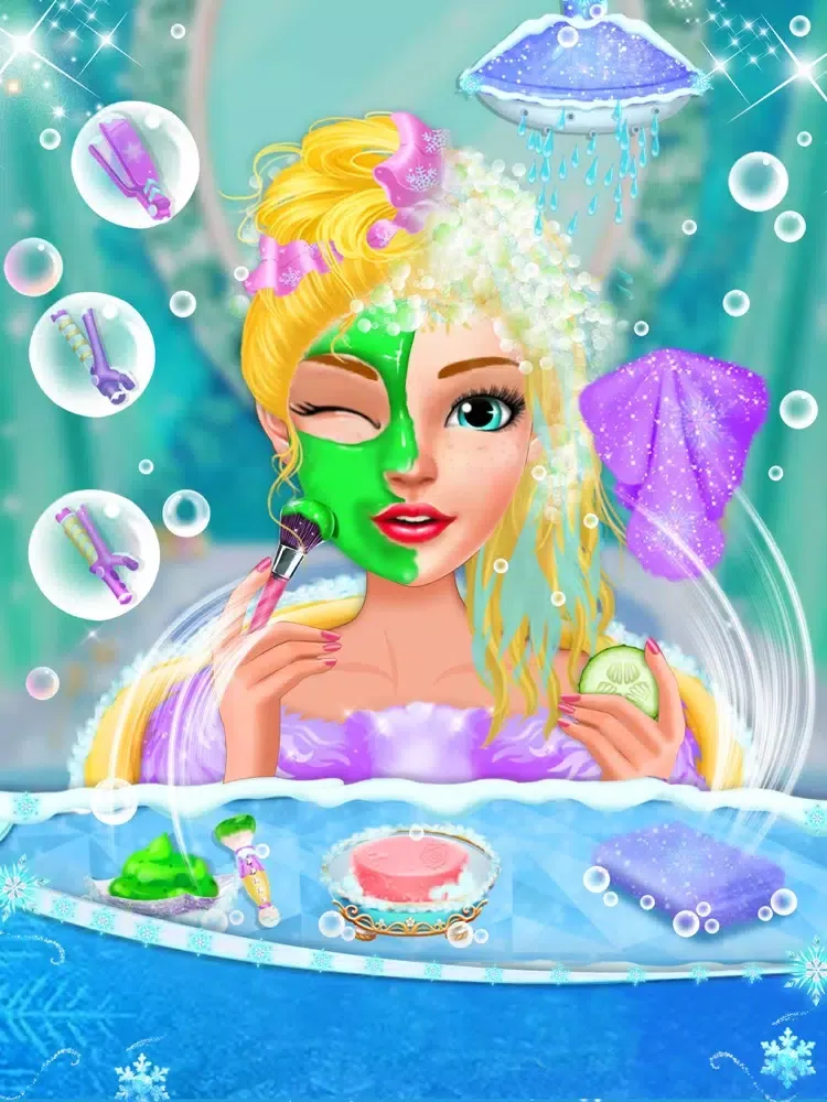 Captures d'écran de Ice Princess Beauty Hair Salon iPad 