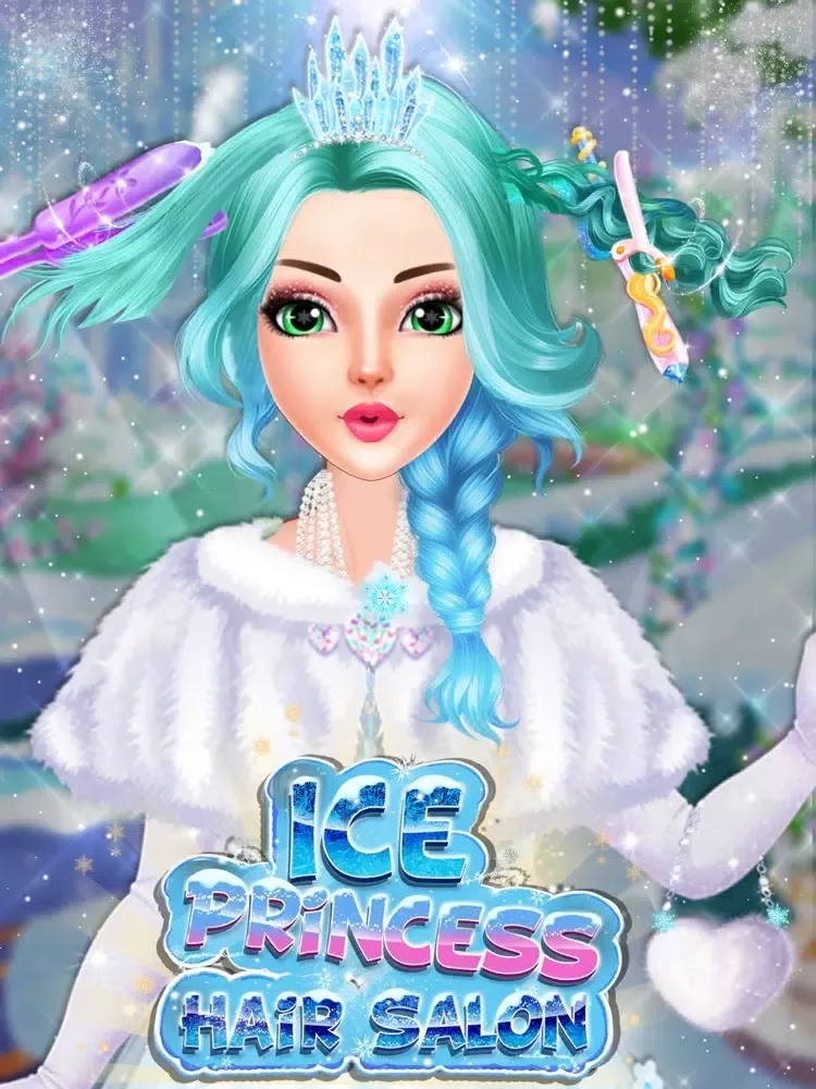 Captures d'écran de Ice Princess Beauty Hair Salon iPad 