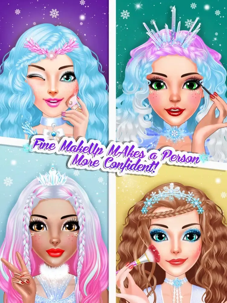 Captures d'écran de Ice Princess Beauty Hair Salon iPad 