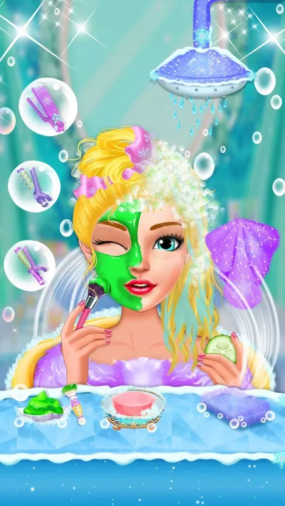 Captures d'écran de Ice Princess Beauty Hair Salon
